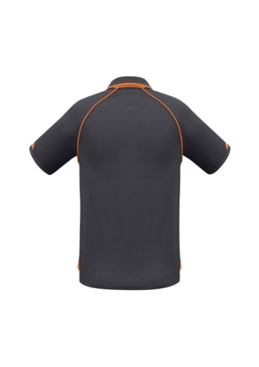 Picture of Biz Collection Mens Fusion Polo Shirt Bizcool Cotton Back polyester